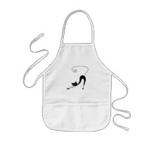 Kitty fantaisie noir 2 tabliers