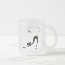 Kitty fantaisie noir 2 tasse à café