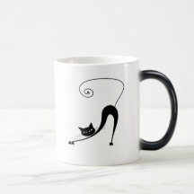 Kitty fantaisie noir 2 tasse à café