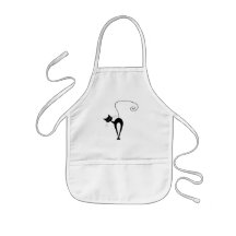 Kitty fantaisie noir 3 tablier