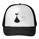 Kitty fantaisie noir 4 casquettes de camionneur