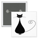 Kitty fantaisie noir 4 pin's