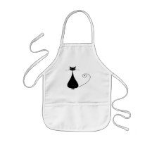 Kitty fantaisie noir 4 tablier