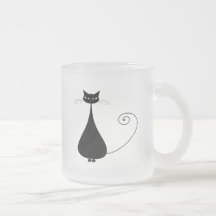 Kitty fantaisie noir 4 tasse
