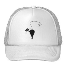 Kitty fantaisie noir 5 casquette
