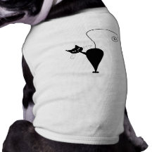 Kitty fantaisie noir 5 tee-shirts pour toutous