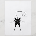 Kitty fantaisie noir 6 prospectus avec motif