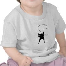 Kitty fantaisie noir 6 t-shirts