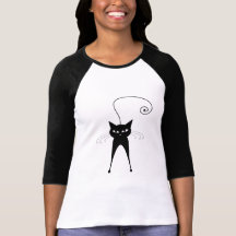 Kitty fantaisie noir 6 t-shirts
