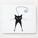 Kitty fantaisie noir 6 tapis de souris