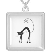Kitty fantaisie noir 9 colliers personnalisés
