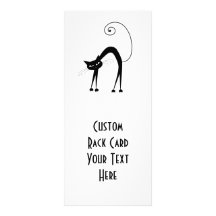 Kitty fantaisie noir 9 motif pour double carte