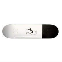 Kitty fantaisie noir 9 skateboards personnalisés