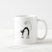 Kitty fantaisie noir 9 tasse