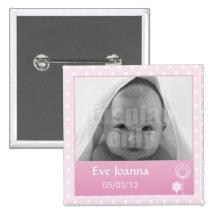 Kitty - goupille rose badges