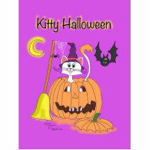 Kitty Halloween Découpage En Acrylique
