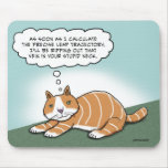 Kitty mauvais Mousepad Tapis De Souris