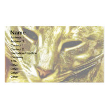 Kitty somnolent carte de visite