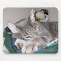 Kitty somnolent Mousepad tapis de souris