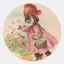 Kitty vintage autocollants