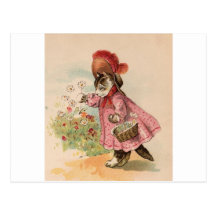 Kitty vintage cartes postales