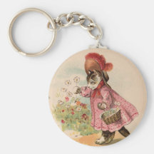 Kitty vintage porte-clé