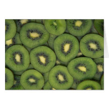 Kiwis délicieux cartes de vœux
