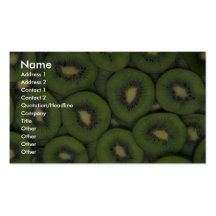 Kiwis délicieux modèle de carte de visite