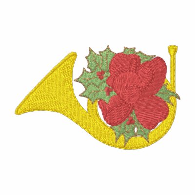 Klaxon de Noël Polo Avec Broderie