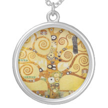 Klimt - arbre de la vie collier