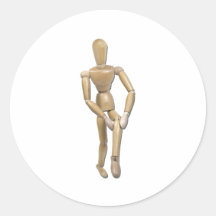 KneePain121211 Autocollants Ronds