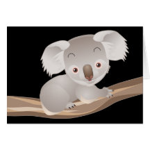 Koala de bébé cartes de vœux