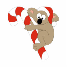 Koala de Père Noël Photos En Relief