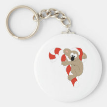 Koala de Père Noël Porte-clefs