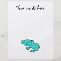 Koala de turquoise prospectus personnalisés