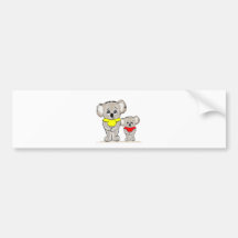 Koala lumineux adhésif pour voiture
