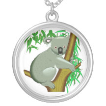 Koala - marsupial vivant d'arbre australien collier
