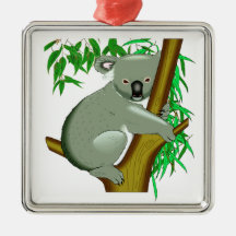 Koala - marsupial vivant d'arbre australien décoration pour sapin de noël