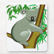 Koala - marsupial vivant d'arbre australien tapis de souris