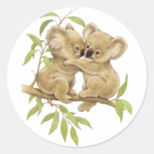 Koala mignons autocollants