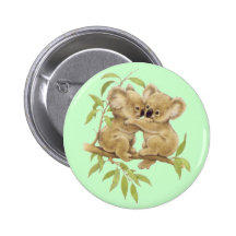 Koala mignons badge