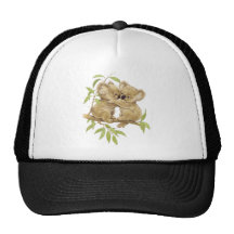 Koala mignons casquettes de camionneur