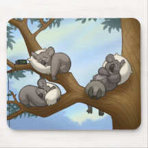 Koala Mousepad de sommeil Tapis De Souris