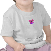 Koala rose de doigts de bébé de T-shirt