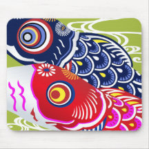 Koinobori Mousepad Tapis De Souris
