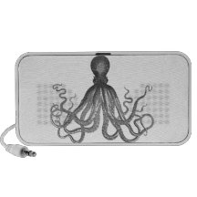 Kraken - poulpe géant noir/Cthulu Haut-parleur Portable