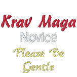 Krav Maga, novice, veuillez être doux Polo Avec Broderie