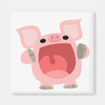 "KROUIK-KROUIK ! ! !" Aimant mignon de porc de ban magnets