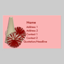 KRW Cheerleading le carte de visite fait sur comma cartes de visite