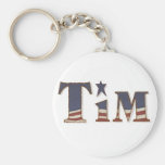 KRW Keychain nommé americana - Tim Porte-clé